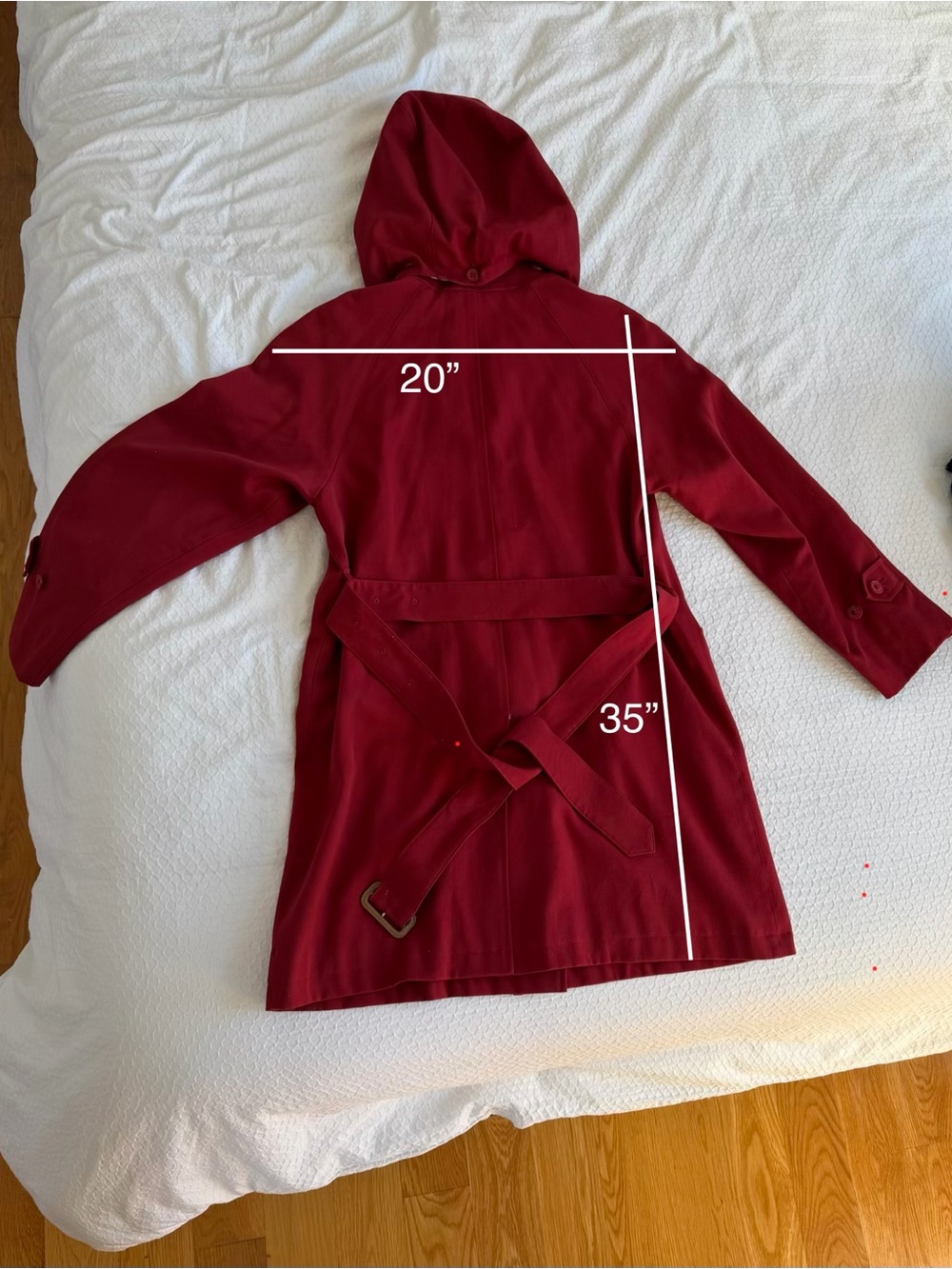 Burberry coat with hood - Picture 6 of 8